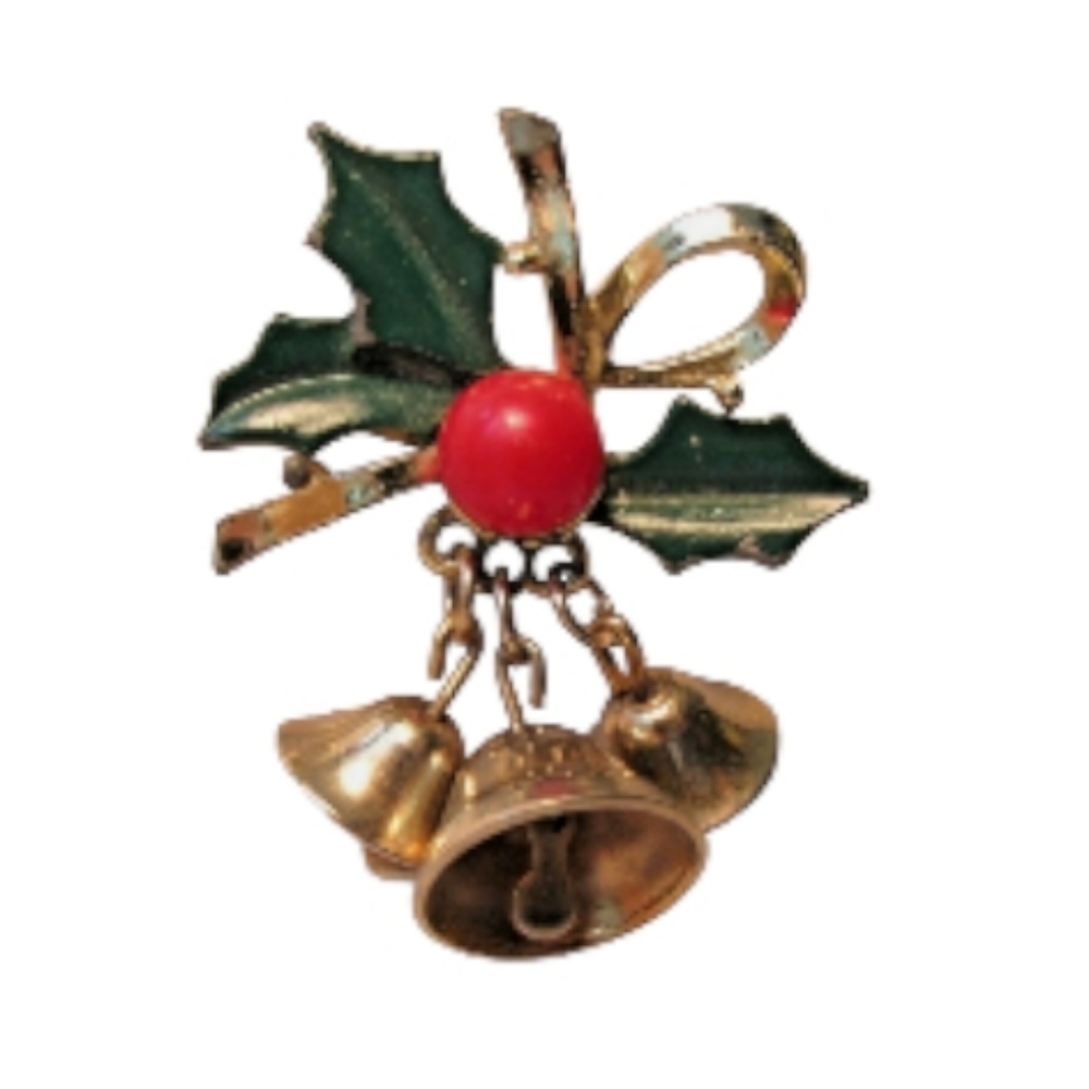 Vintage Christmas Brooch - Picture 1 of 5